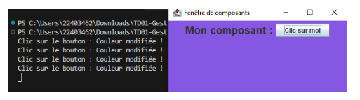 Mon test d'interaction